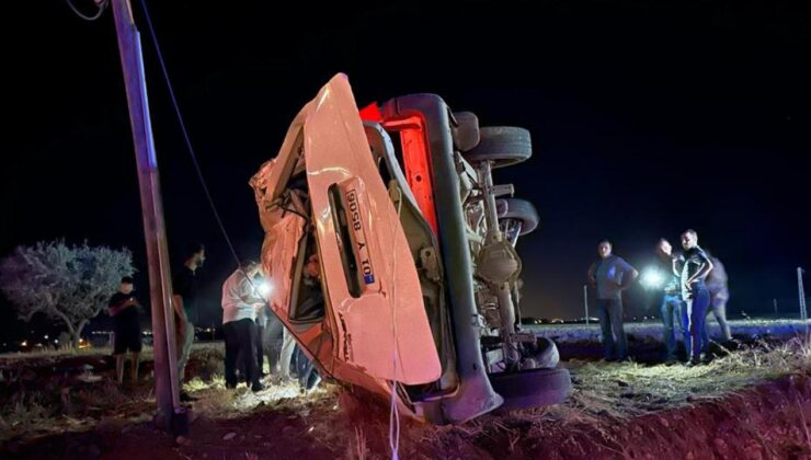 Adıyaman’da minibüs şarampole devrildi: 1 ölü, 4 yaralı