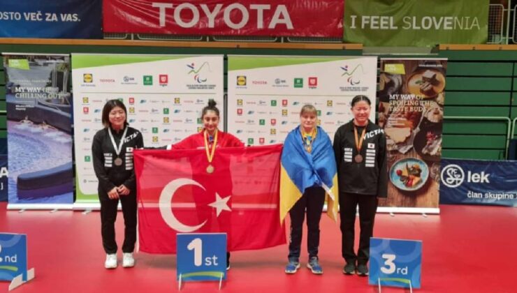 Özel sporcu Ebru Acer, Avrupa şampiyonu oldu