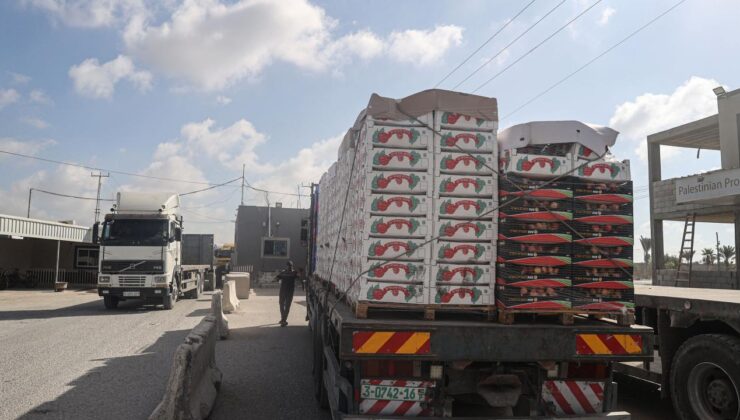 Gazze’den Batı Şeria ve İsrail’e mal ve ürün ihracı yeniden başladı