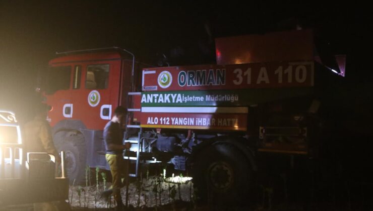 Hatay’da zeytinlik alanda çıkan yangın kontrol altına alındı