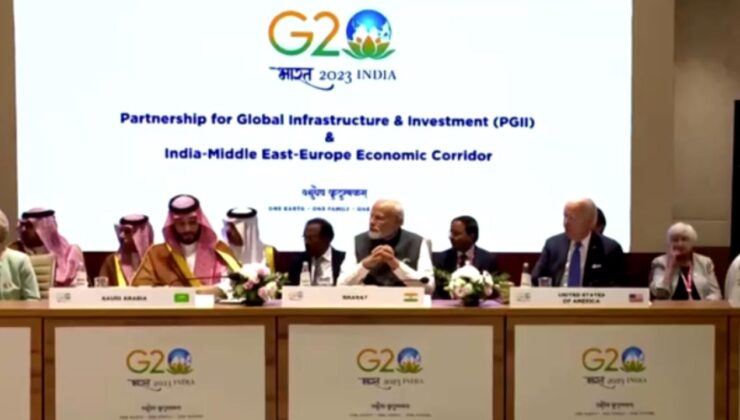 Hindistan-Orta Doğu-Avrupa Ekonomik Koridoru için AB ve 7 ülkeden imza