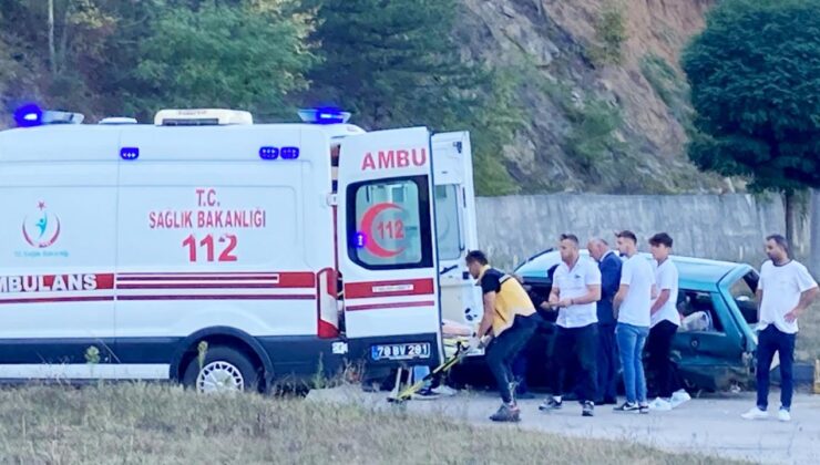 Karabük’te trafik kazası: 1’i ağır 4 yaralı