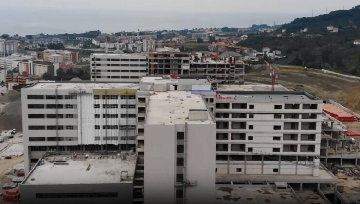 Ordu Şehir Hastanesi yükseliyor: İnşaatı yüzde 71’e ulaştı