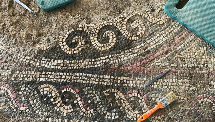 Pompeipolis Antik Kenti’ndeki 1800 yıllık mozaikler gün yüzüne çıkarılıyor