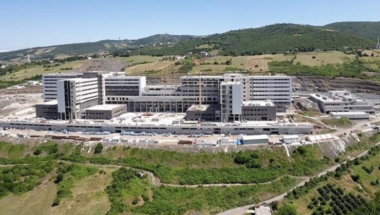 Samsun Şehir Hastanesinin inşaatı sürüyor