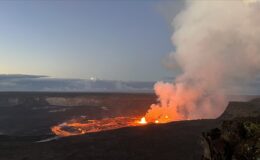 Hawaii’deki Kilauea Yanardağı 96 gün sonra tekrar faaliyete geçti