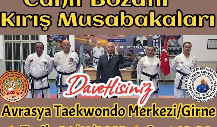 Taekwondocular Bozatlı anısına yarışacak