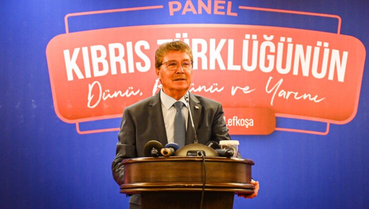 Başbakan Üstel, “Kıbrıs Türklüğünün Dünü, Bugünü ve Yarını” paneline katıldı: Dünyayla kucaklaşma yolunda tüm ezberleri bozarak ilerliyoruz