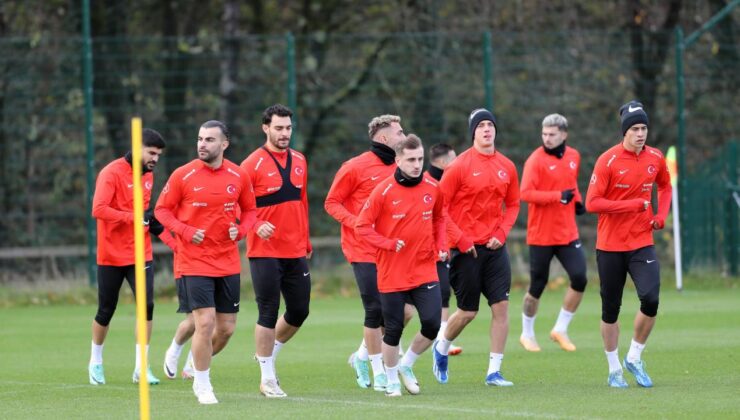 A Milli Futbol Takımı Cardiff’teki ilk çalışmasını yaptı