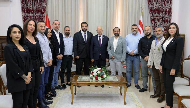 Töre, Kıbrıs Türk Emlakçılar Derneği heyetini kabul etti