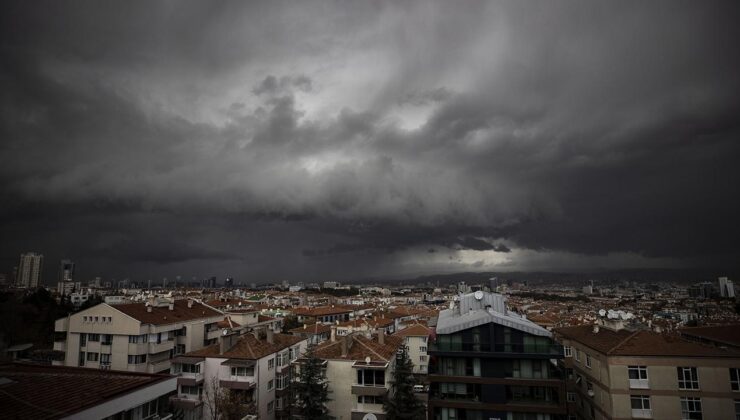 Ankara için fırtına ve kuvvetli rüzgar uyarısı