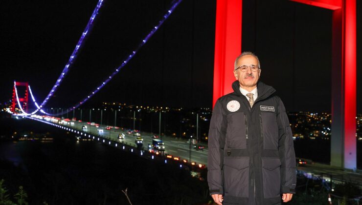Bakan Uraloğlu, FSM Köprüsü’ndeki çalışmalara ilişkin bilgi verdi