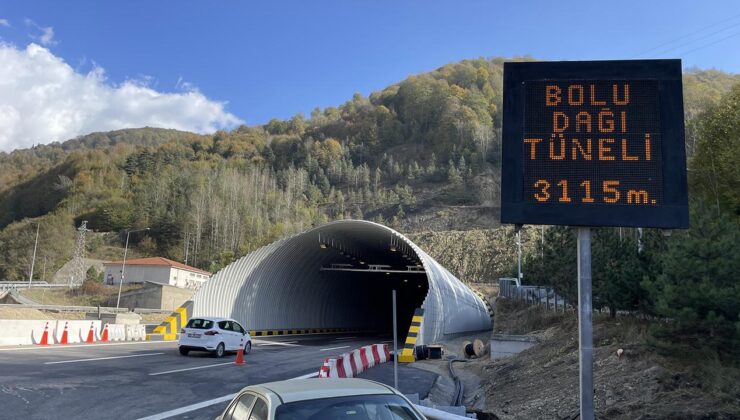 Bolu Dağı Tüneli Ankara-İstanbul yönü ulaşıma kapatılacak