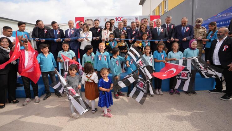 Kahramanmaraş ve Gaziantep’te Beşiktaş İlkokulu açıldı