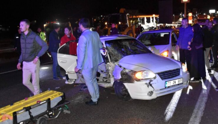 Kırıkkale’de zincirleme trafik kazası: 4 yaralı