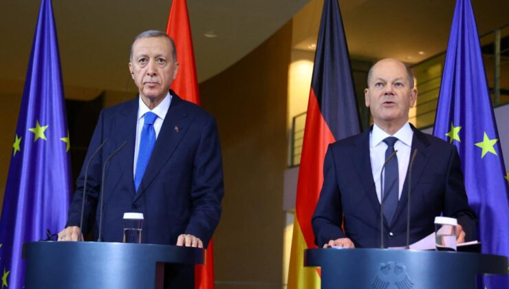 Scholz’dan Cumhurbaşkanı Erdoğan’a ‘Ukrayna’dan tahılı’ teşekkürü