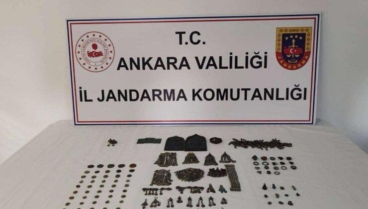 Ankara’da 101 tarihi eser ele geçirildi