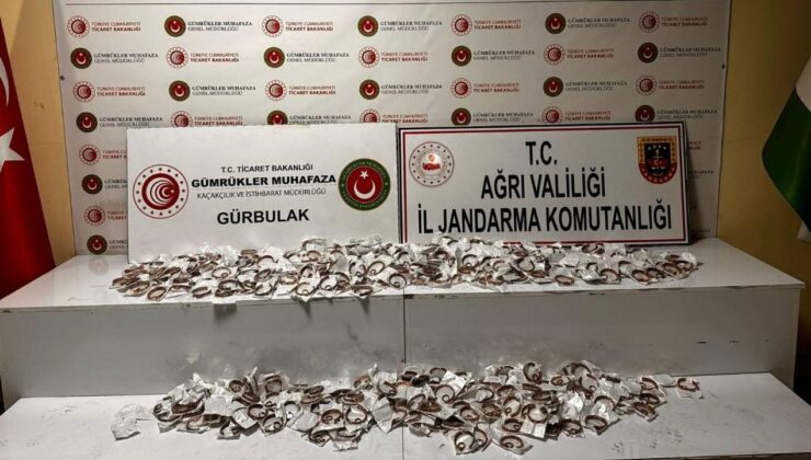 Gürbulak’ta 49 kilo bileklik ve yüzük ele geçirildi