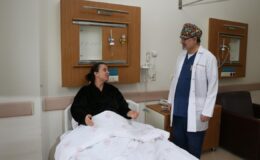 Eskişehir’de hastanın karnından 7,3 kilogramlık kitle çıkarıldı
