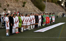 Meclis Futbol Takımı ile Filistin Karması dostluk maçı yaptı