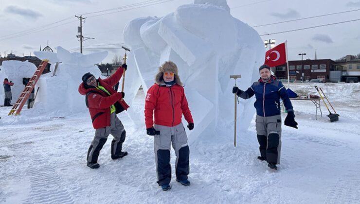 Türk akademisyenler, buzdan heykellerle uluslararası başarılar kazanıyor