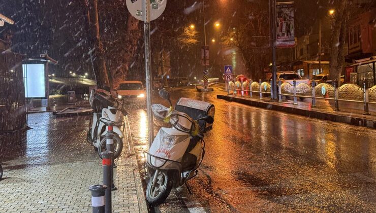 Edirne’de kar alarmı: Motosikletlere trafiğe çıkma yasağı