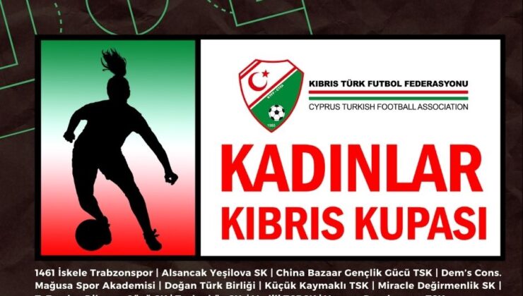 Kadınlar Kıbrıs Kupası’nda çeyrek final maçları yarın ve 11 Şubat Pazar oynanacak