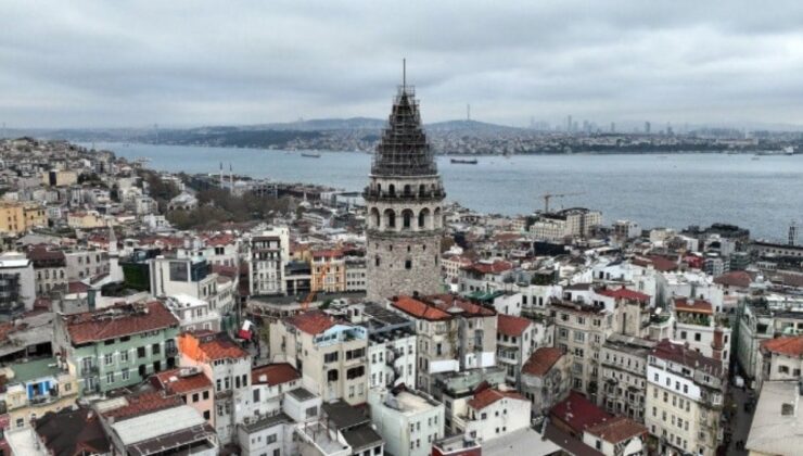 Galata Kulesi depreme karşı güçlendiriliyor! 1 ay ziyarete kapatıldı