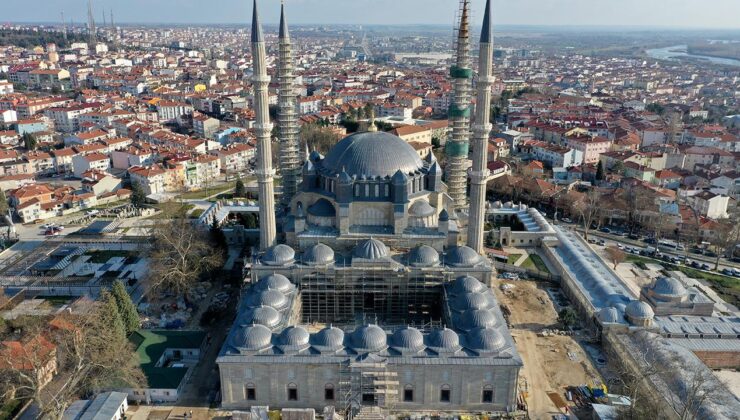 Selimiye Camii’nin restorasyonu gelecek yıl bitirilecek