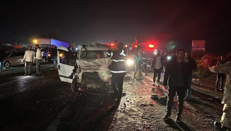 Şanlıurfa’da zincirleme kaza: 3 ölü, 6 yaralı