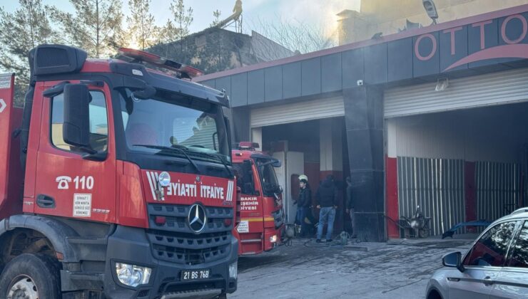 Diyarbakır’da iş yerinde yangın: 3 kişi dumandan etkilendi