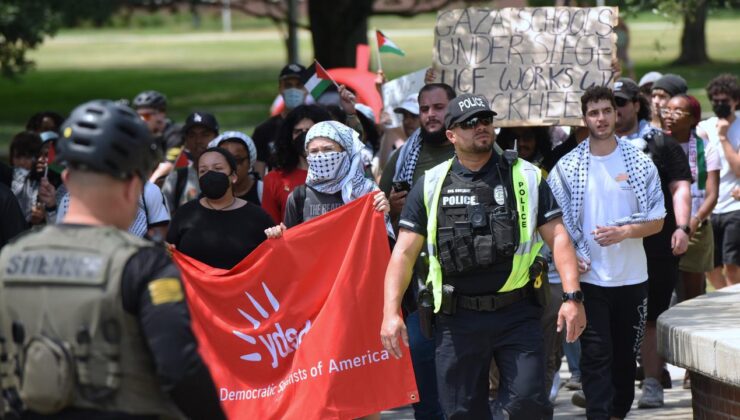 ABD’deki üniversitelerde İsrail’in soykırımı protesto ediliyor