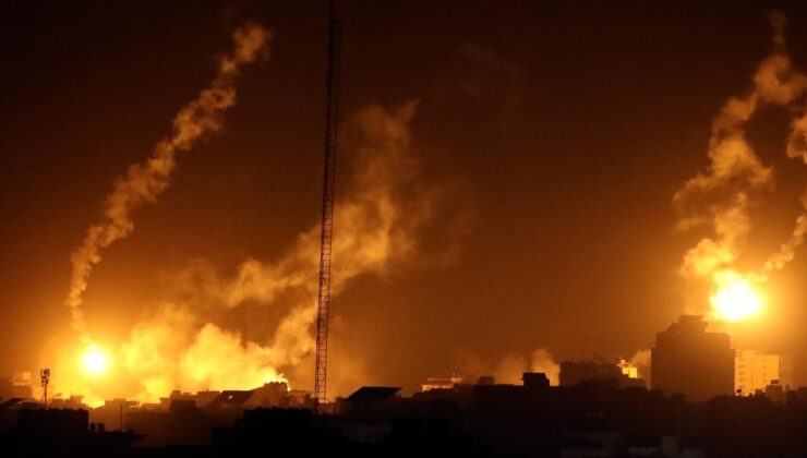 İsrail Gazze’ye ölüm yağdırdı