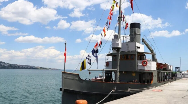 TCG Nusret müze gemisi Ege ve Akdeniz limanları ile KKTC’de halkın ziyaretine açılacak