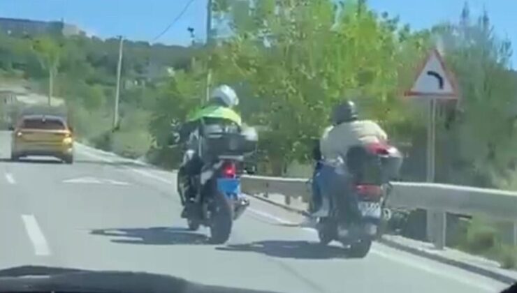Bursa’da polisin ‘dur’ ihtarına uymayan motosikletliye 24 bin lira ceza