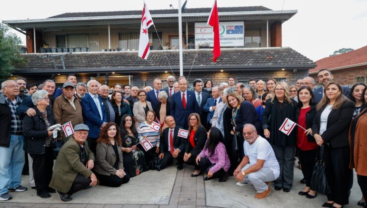 Cumhurbaşkanı Tatar Sydney’de, Kuzey Kıbrıs Türk Derneği’ni ziyaret etti