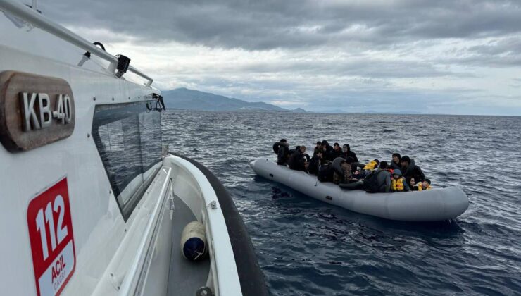 İzmir açıklarında 39 düzensiz göçmen kurtarıldı