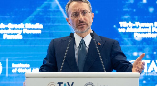 Türkiye Cumhurbaşkanlığı İletişim Başkanı Altun, Türk-Yunan Medya Akademisi Forumu’nda konuştu