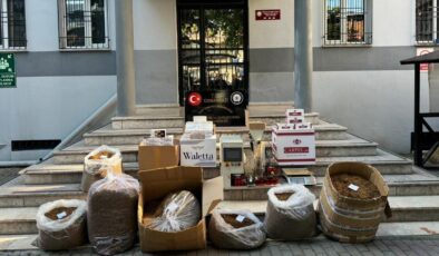 Bursa’da 300 bin TL değerinde kaçak tütün ele geçirildi
