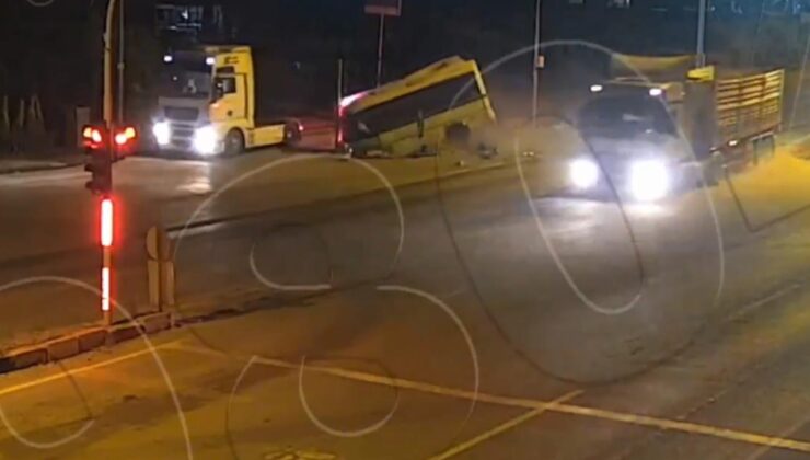Kırıkkale’de 22 kişinin yaralandığı kazanın görüntüleri ortaya çıktı