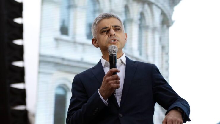 Londra Belediye Başkanı üçüncü kez Sadık Khan oldu