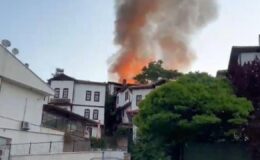 Beypazarı’ndaki yangında 6 konak zarar gördü
