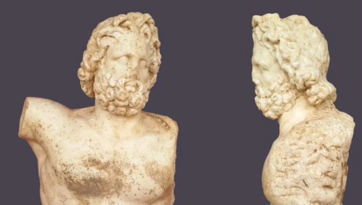 Antalya’da 2 bin yıllık Zeus ve Aphrodite heykelleri bulundu
