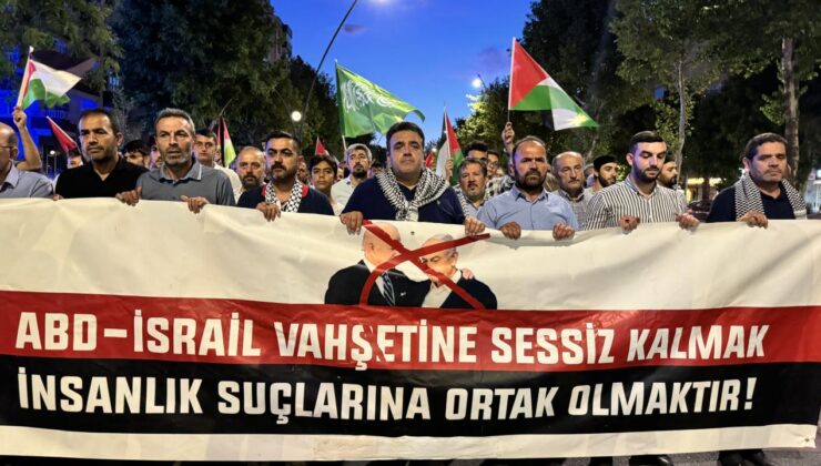Kahramanmaraş ve Samsun’da Filistin’e destek yürüyüşü