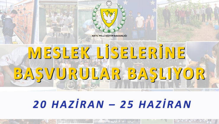 Meslek liselerine başvurular 20-25 Haziran tarihleri arasında yapılacak