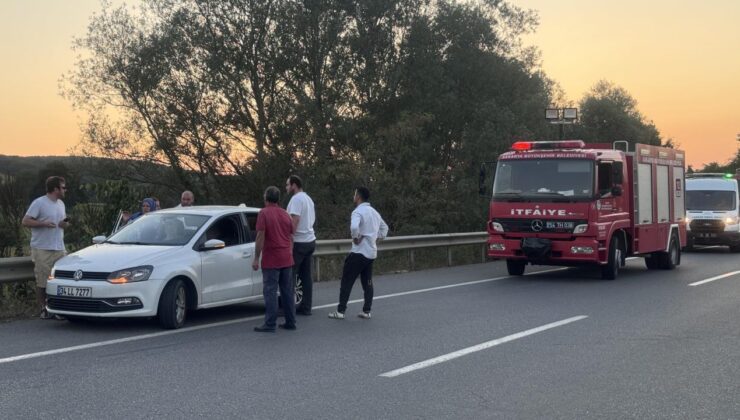 Sakarya’da şarampole yuvarlanan kişi öldü