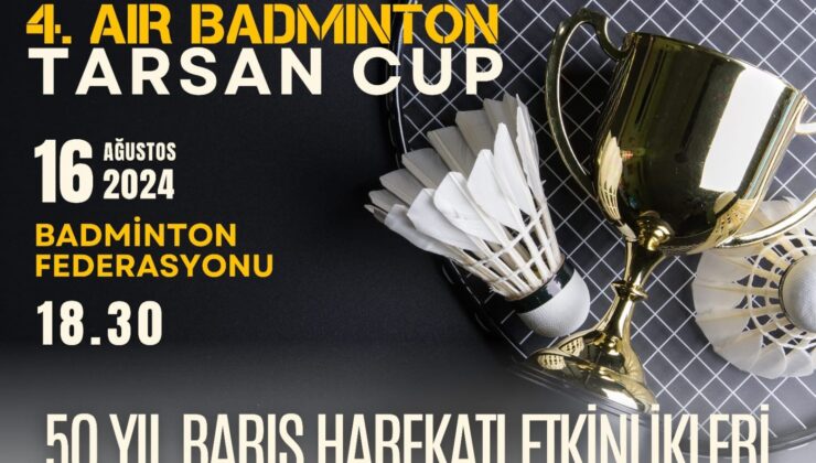 Aır Badminton Şenliği 16 Ağustos’ta