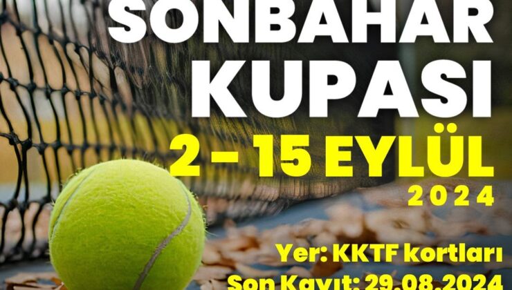 Tenis Sonbahar Kupası yarın başlıyor