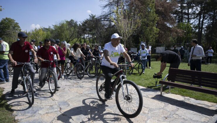 Doktorlar lenfoma farkındalığı için pedal çevirdi