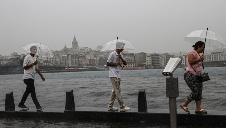 İstanbul’a yağış uyarısı: Sıcaklıklar 6-8 derece birden azalacak